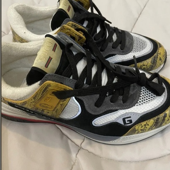 Gucci Black Ultrapace Sneaker Size 7 NIB - Picture 8 of 8